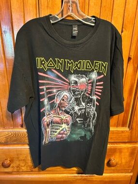 Black Graphic Band Tee - Official Style
